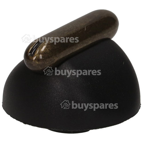 Firenzi Control Knob - Black & Antique Gold