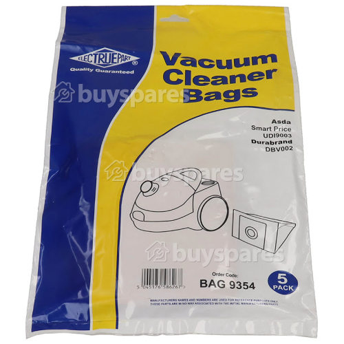 Asda UDI Dust Bag (Pack Of 5) - BAG9354