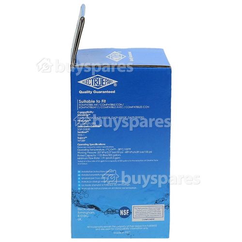 BWT Internal Water Filter Cartridge : Compatible With HAFIN2/EXP, DA29-00003G, DA97-06317A, RS21JLBG, TS48WLUS, WF008K