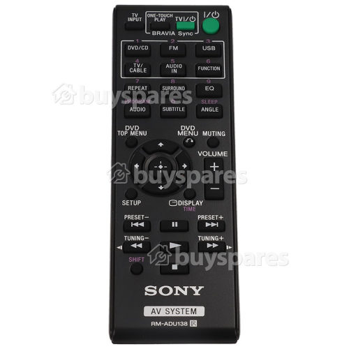 Sony RM-ADU138 Home Cinema Remote Control