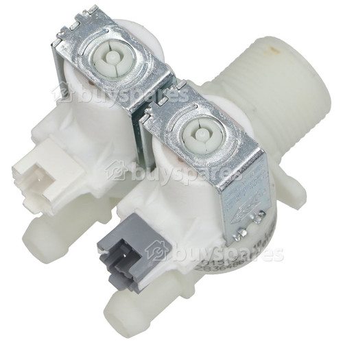 Válvula Solenoide Doble De Entrada De Agua Fría De Lavadora - 180º - Diá. 12mm - Conectores De Empuje Protegidos Defy