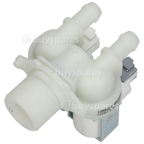 Válvula Solenoide Doble De Entrada De Agua Fría De Lavadora - 180º - Diá. 12mm - Conectores De Empuje Protegidos Elvita