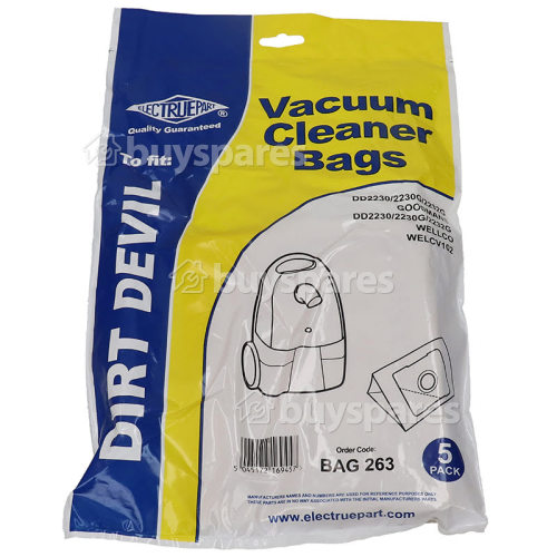 Salco DV (35600765) Dust Bag (Pack Of 5) - BAG263