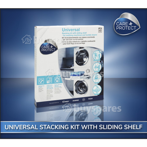 Crusader Universal Washing Machine & Tumble Dryer Stacking Kit With Sliding Shelf