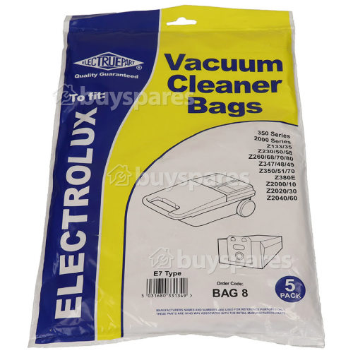 Sac Aspirateur E7 Acec