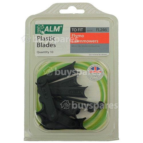 Flymo Micro Lite 28 FL246 Plastic Blades (Pack Of 10)