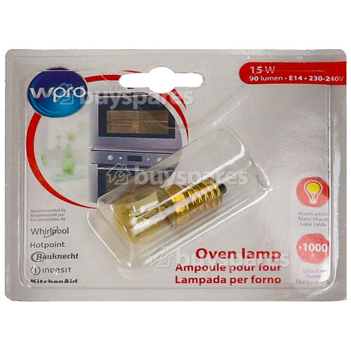Ampoule Pour Appareils &Eacute;lectrom&eacute;nagers E14 (Ses) 15W W 125 X (FR) Wpro