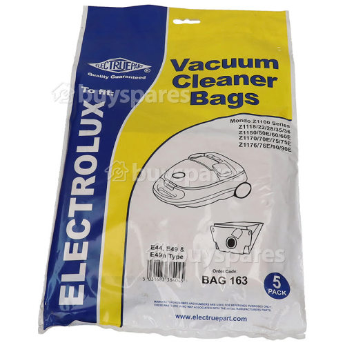 Quelle E44 Dust Bag (Pack Of 5) - BAG163