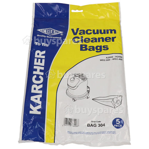 Sacs Aspirateur (Lot De 5) BAG304 Karcher