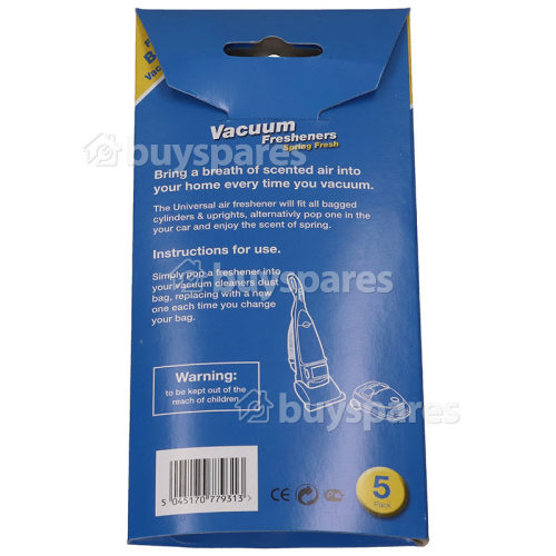 Lidl Universal Vacuum Cleaner Air Freshener ; Spring Fresh Fragrance
