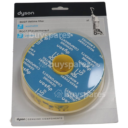 Dyson DC07 All Floors (Steel/Turquoise) DC07 Pre Motor Filter