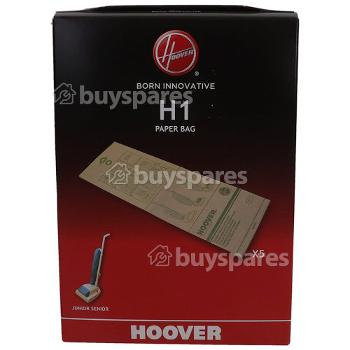 Hoover H1 Dust Bag (Pack Of 5)