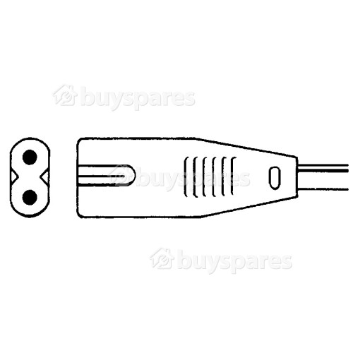 2M 5A Figure 8 Mains Lead - UK Plug