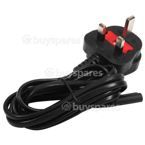 2M 3A Figure 8 Mains Lead - UK Plug