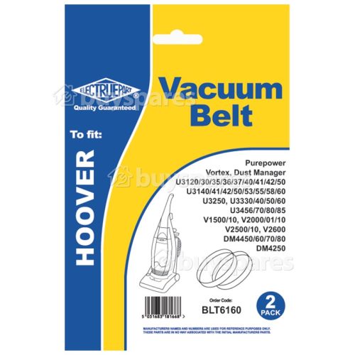 Performance Power V17 Vacuum Cleaner Agitator Belt (Pack Of 2)