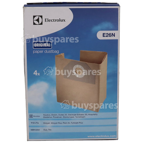 Electrolux Group E26N Paper Bag (Pack Of 4)