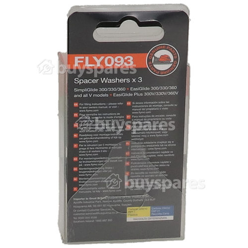 Spacer Washers - FLY093 Flymo