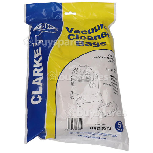 Delonghi W20 BAG9374 / 00 Dust Bag (Pack Of 5)