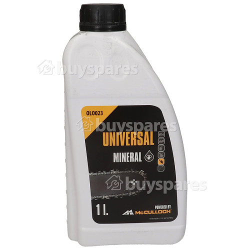 Universal Powered By McCulloch OLO023 Mineral Chain Oil - 1 Litre