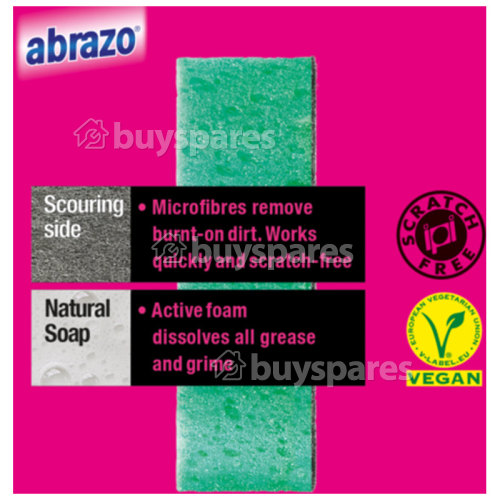 Abrazo Biodegradable Hob Cleaner Sponges - Pack Of 2