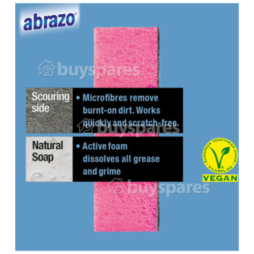 Abrazo Biodegradable Oven Cleaner Sponges - Pack Of 2