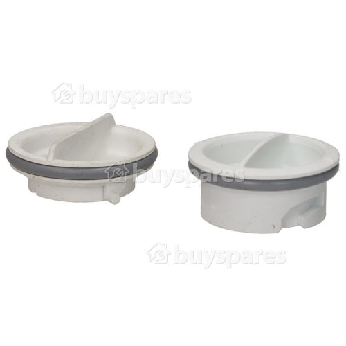 Merloni (Indesit Group) Rinse Aid Dispenser Cap (Pack Of 2)