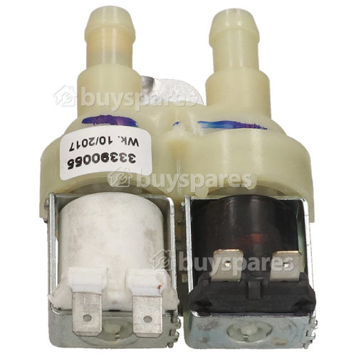 Otsein Cold Water Double Inlet Solenoid Valve : 90Deg. With 12 Bore Outlets