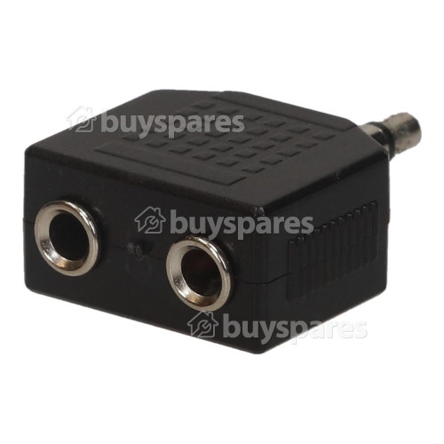 Universal 3.5mm Stereo Jack Plug To 2 X 3.5mm Stereo Jack Sockets