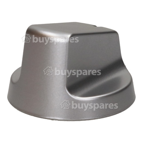 Indesit Hob Burner Control Knob - Silver