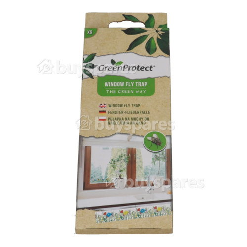 Attrape-mouches Pour Fenêtre (Paquet De 6) Green Protect