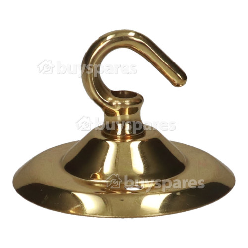 Wellco Brass Plated Ceiling Hook