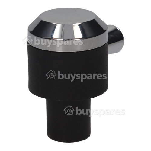 Rangemaster Hotplate Control Knob Black / Chrome BuySpares