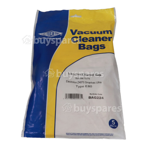 Electrolux E80 Dust Bag (Pack Of 5) - BAG224