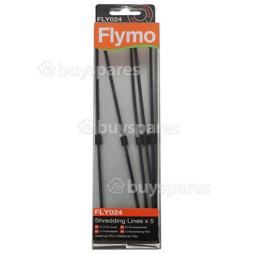 Línea Trituradora De Aspiradora De Jardín - FLY024 - Pack De 5 Flymo