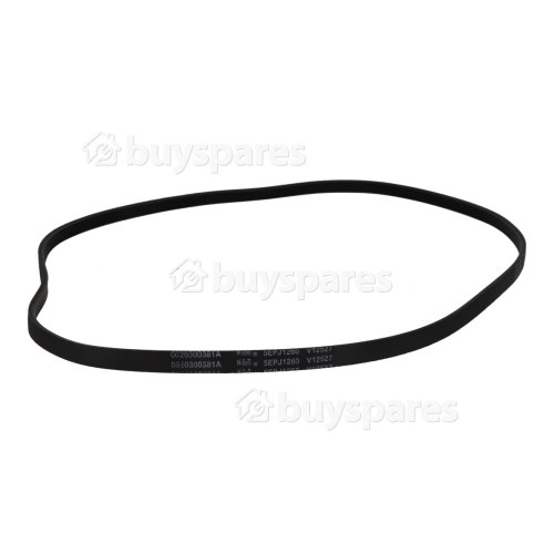 Poly-Vee Drive Belt - 1260J5 : Also Fits Hisense WFGE80141VM Etc.