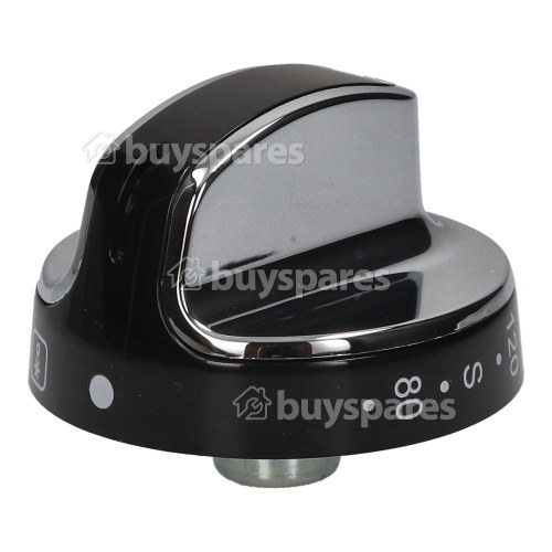 Belling Main Oven Control Knob - Black/Chrome