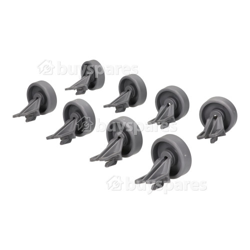 Lot De 8 Roulettes Panier Inf&eacute;rieur Lave-Vaisselle Funktionika