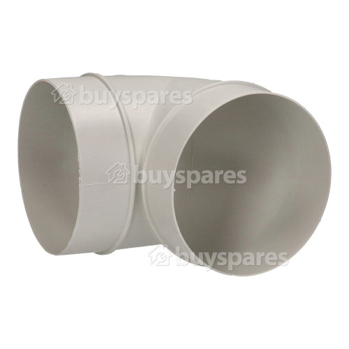 Jet Elbow Bend Vent Ducting: 90 Deg - 3. 9"/100MM