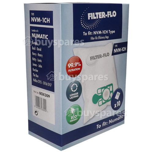 Filter-Flo AV250 NVM-1CH Filter-Flo Synthetic Dust Bags (Box Of 10)