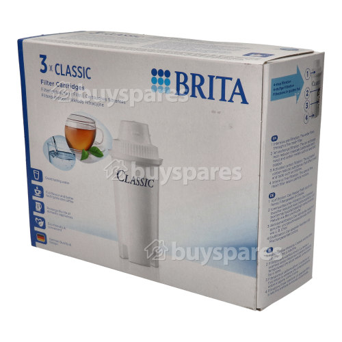 Brita 3-Pack Water Pitcher Replacement Filter Cartridge