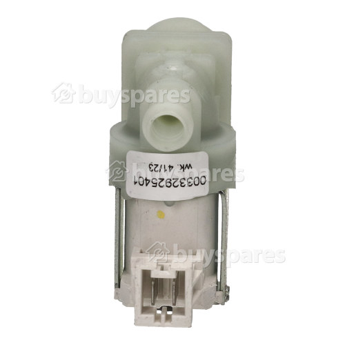 Cold Water Single Inlet Solenoid Valve 180deg With Protected Tag Fitting & 12 Bore Outlet