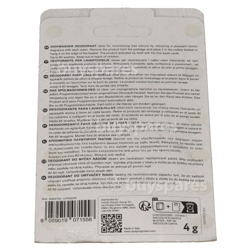Care+Protect Fresh Essence Dishwasher Deodorizer (Pack Of 2)