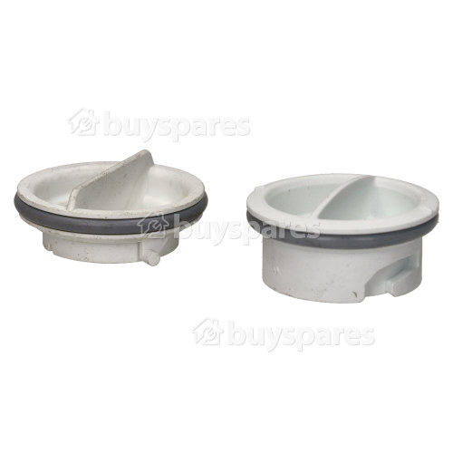 Hotpoint FDW20 P Rinse Aid Dispenser Cap (Pack Of 2)