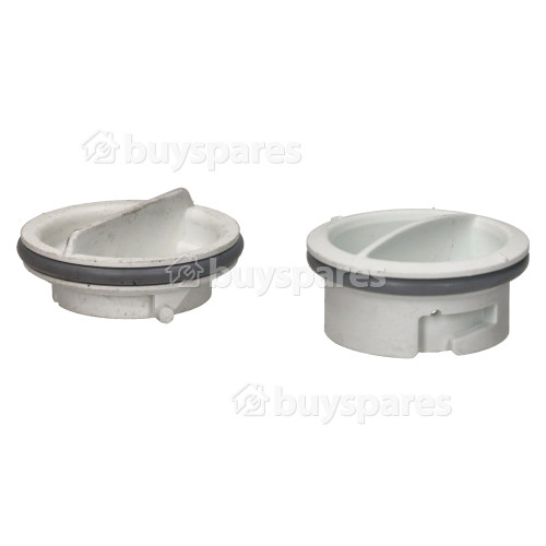 Merloni (Indesit Group) Rinse Aid Dispenser Cap (Pack Of 2)