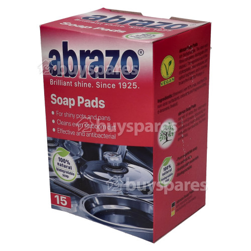 Abrazo Biodegradable Grease & Grime Soap Cleaning Pads - Pack Of 15