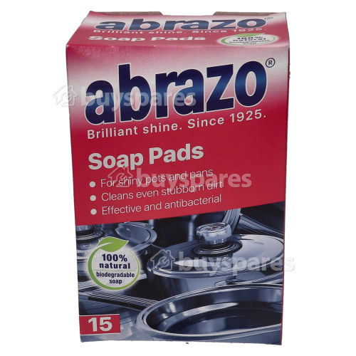 Abrazo Biodegradable Grease & Grime Soap Cleaning Pads - Pack Of 15