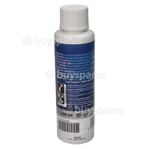 Bosch Neff Siemens Edelstahloberflächen-Pflegepflegeöl - 100ml  