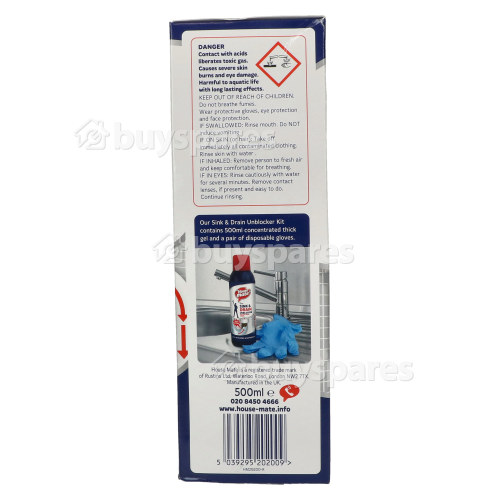 House Mate Sink / Drain Unblocker : House Mate 500ML