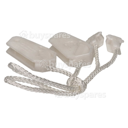 Door Rope & Spring Repair Set : Spring Length 125mm / Rope Length 250mm