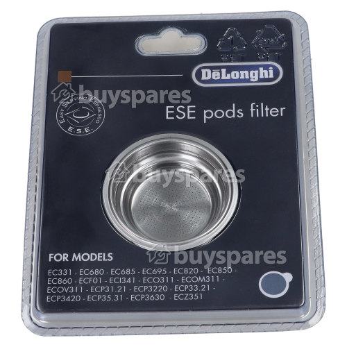 Delonghi Siebträgermaschinen-Pad-Filtereinsatz | BuySpares Germany
